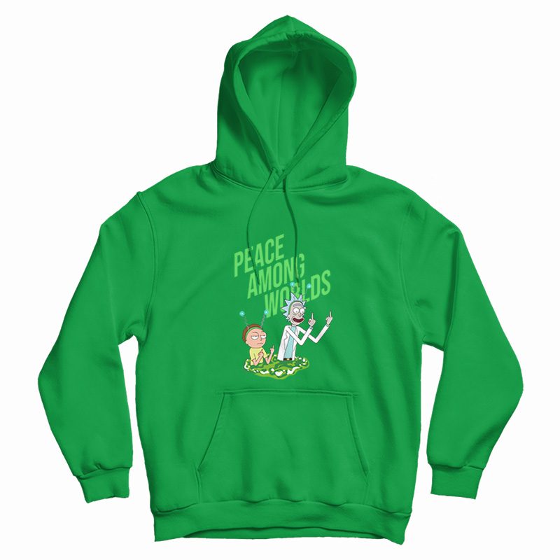 Rick and Morty Peace Among Worlds Hoodie Rick and Morty Peace Among Worlds Hoodie