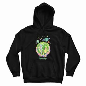 Rick and Morty Portal Planets Hoodie