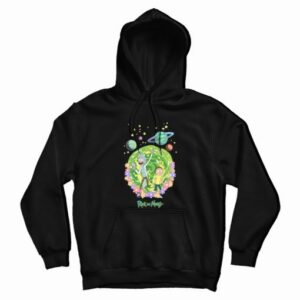 Rick and Morty Portal Planets Hoodie
