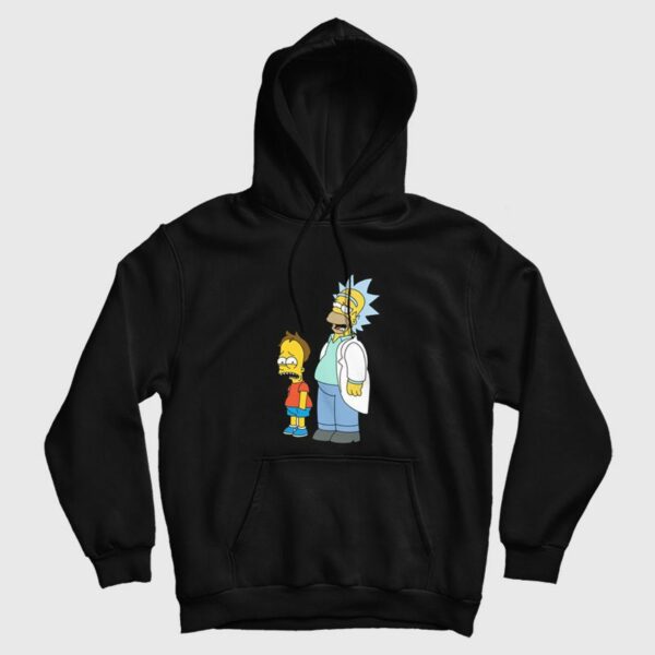 Rick and Morty Simpsons Style Hoodie