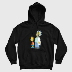 Rick and Morty Simpsons Style Hoodie 3