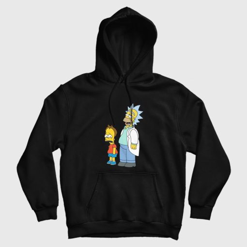 Rick and Morty Simpsons Style Hoodie Rick and Morty Simpsons Style Hoodie