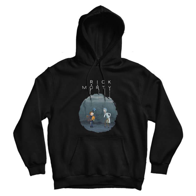 Rick and Morty mashup Death Stranding Hoodie Rick and Morty mashup Death Stranding Hoodie