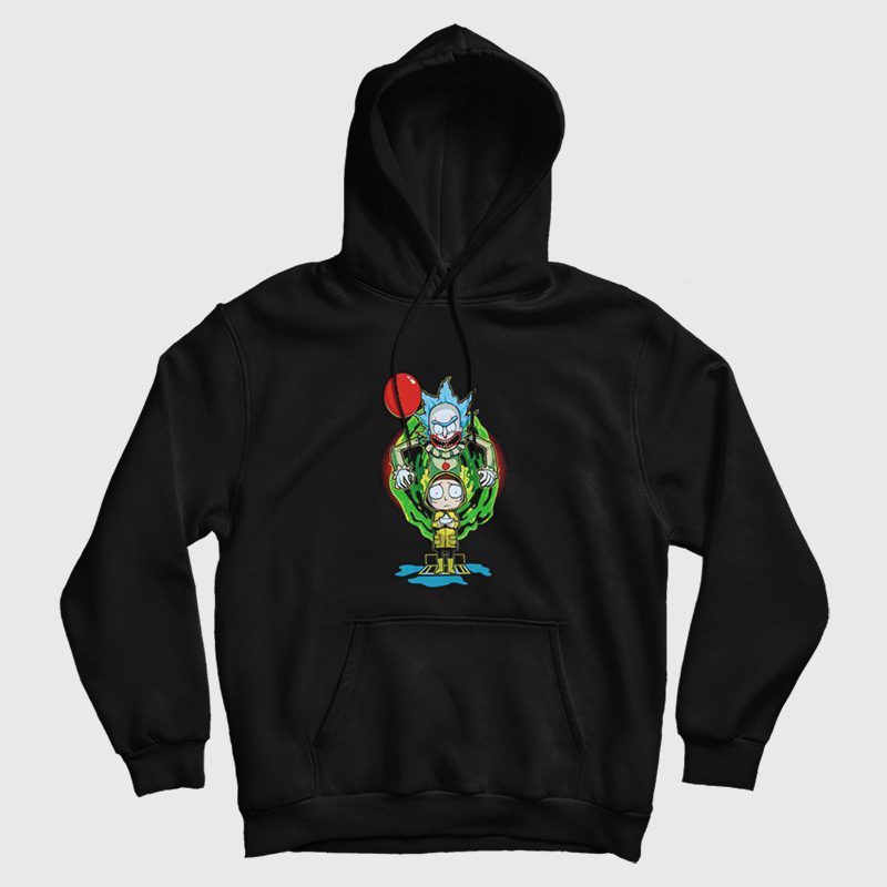 Rick and Morty x Pennywise Hoodie Rick and Morty x Pennywise Hoodie