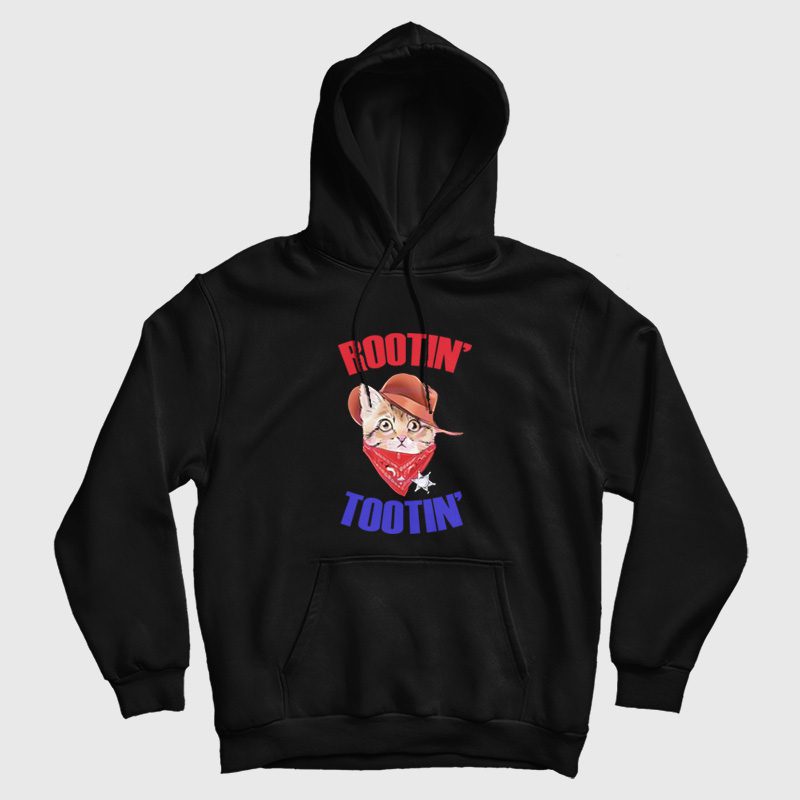 Rootin Tootin Cat Cowboy Vintage Hoodie Rootin Tootin Cat Cowboy Vintage Hoodie
