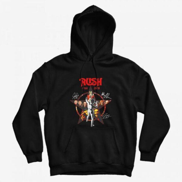 Rush 1968 2020 Star Signatures Hoodie