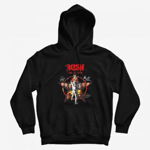 Rush 1968 2020 Star Signatures Hoodie Rush 1968 2020 Star Signatures Hoodie