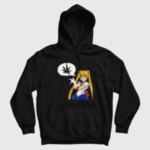 Sailor Moon Marijuana Hoodie