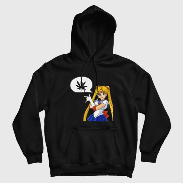 Sailor Moon Marijuana Hoodie