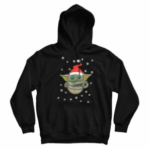 Santa Baby Yoda Snow Christmas Hoodie