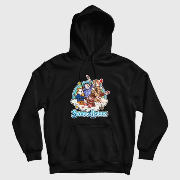 Scare Bears Halloween Horror Movie Hoodie