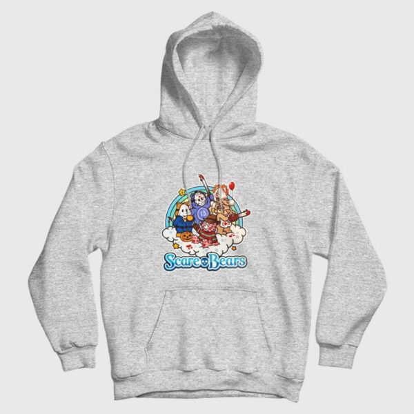 Scare Bears Halloween Horror Movie Hoodie