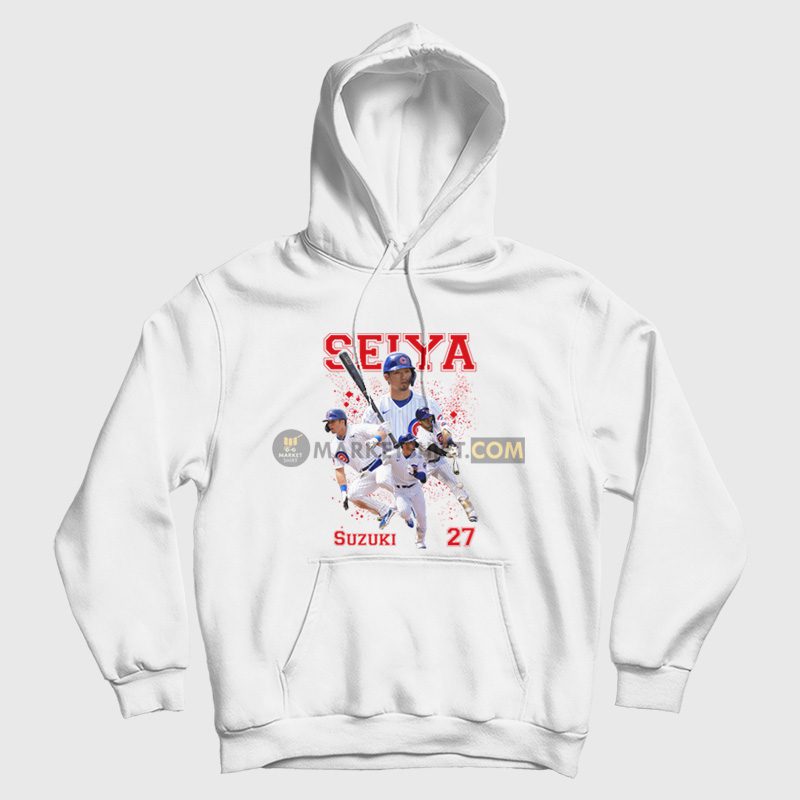 Seiya Suzuki Chicago Cubs Hoodie Seiya Suzuki Chicago Cubs Hoodie