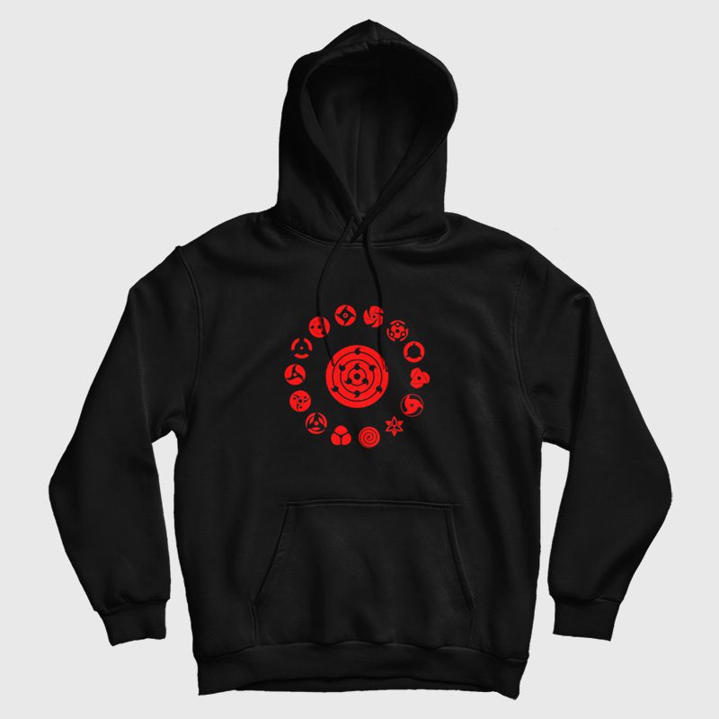 Sharingan Eyes Anime Naruto Hoodie Sharingan Eyes Anime Naruto Hoodie