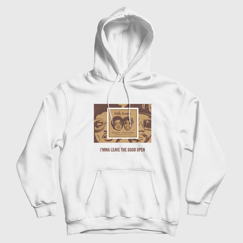 Silk Sonic Bruno Mars Anderson Paak I'mma Leave The Door Open Hoodie Silk Sonic Bruno Mars Anderson Paak I'mma Leave The Door Open Hoodie
