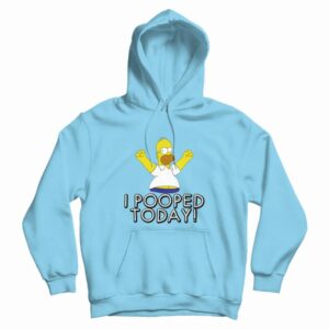 Simpson I Pooped Today Humor Hoodie 3