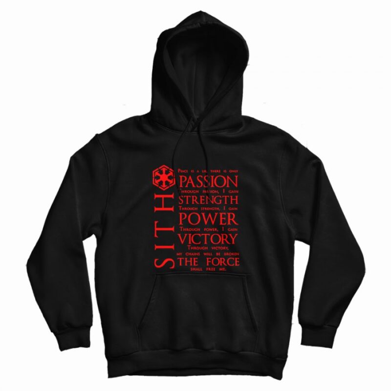 Sith Code Ultimate Power Hoodie Sith Code Ultimate Power Hoodie