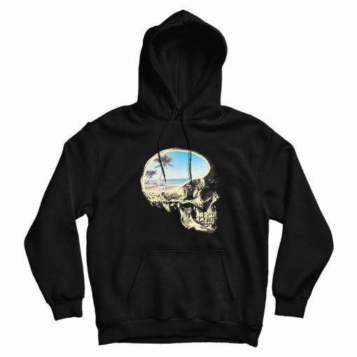 Skull Brain Beach Hoodie Skull Brain Beach Hoodie