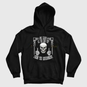 Skull We Learn All Our Gang Shit From The Government Hoodie 3