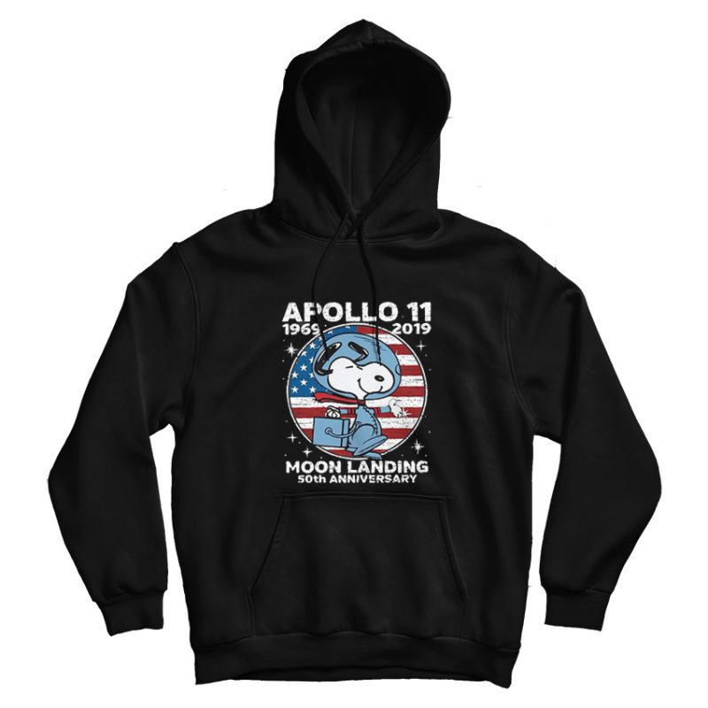 Snoopy Apollo 11 Moon Landing 50th Anniversary 1969 Hoodie Snoopy Apollo 11 Moon Landing 50th Anniversary 1969 Hoodie