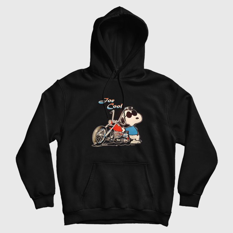 Snoopy Joe Cool Motorcycle Hoodie Snoopy Joe Cool Motorcycle Hoodie