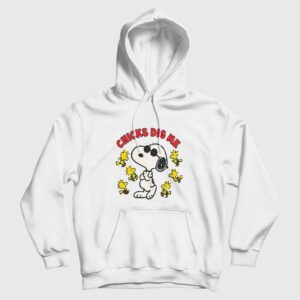 Snoopy Peanuts Chicks Dig Me Hoodie 2