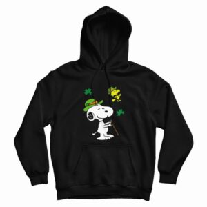 Snoopy and Woodstock St Patricks Day Hoodie 3