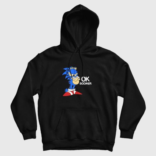 Sonic Garfield Ok Boomer Hoodie Sonic Garfield Ok Boomer Hoodie
