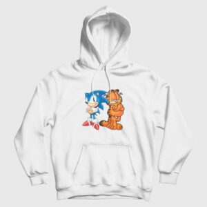 Sonic and Garfield Hoodie