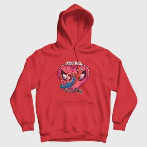 Spider Man Love Bug Valentine Hoodie