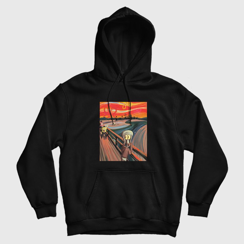 Spongebob Squarpants The Scream Hoodie Spongebob Squarpants The Scream Hoodie