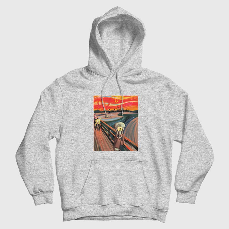 Spongebob Squarpants The Scream Hoodie Spongebob Squarpants The Scream Hoodie