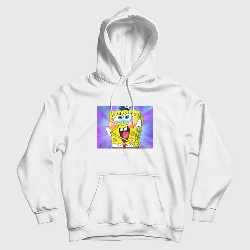 Spongebob You Make Me Smile Hoodie Spongebob You Make Me Smile Hoodie