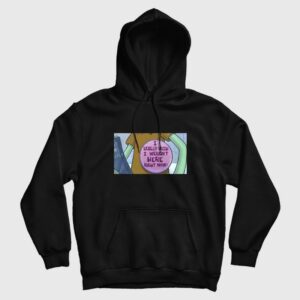 Squidward I Really Wish I Weren’t Here Right Now Button Hoodie