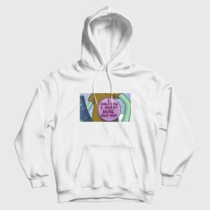 Squidward I Really Wish I Weren’t Here Right Now Button Hoodie