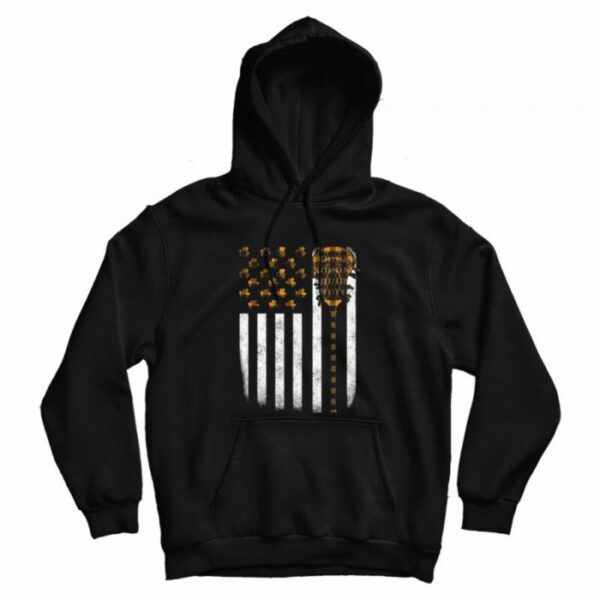 St Patricks Day Lacrosse Lax Stick American Women Irish Hoodie