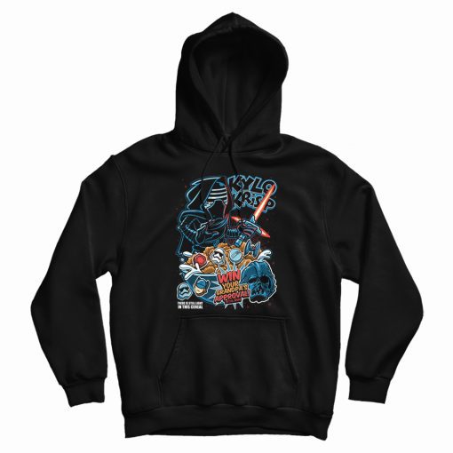 Star Wars The Force Awakens Kylo Krisp Cereal Hoodie Star Wars The Force Awakens Kylo Krisp Cereal Hoodie