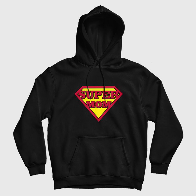 Supermom Superman Mothers Day Parody Hoodie Supermom Superman Mothers Day Parody Hoodie