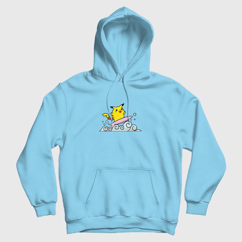 Surfing Pikachu Pokemon Hoodie Surfing Pikachu Pokemon Hoodie
