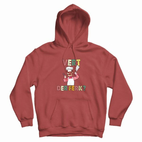 Swedish Chef Vert Der Ferk Retro Vintage Hoodie
