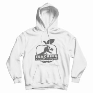 Teaching Is A Walk In The Park Jurassic Apple Hoodie
