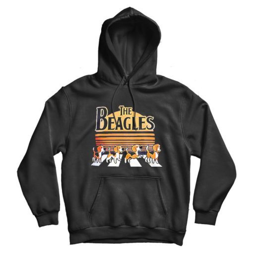 The Beagles Beagle Print Lovers Hoodie The Beagles Beagle Print Lovers Hoodie