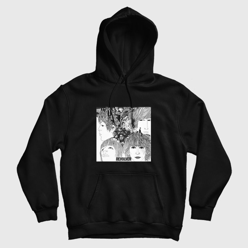 The Beatles Revolver Album Cover Hoodie The Beatles Revolver Album Cover Hoodie