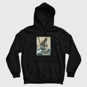 The Great Godzilla off Kanagawa Hoodie