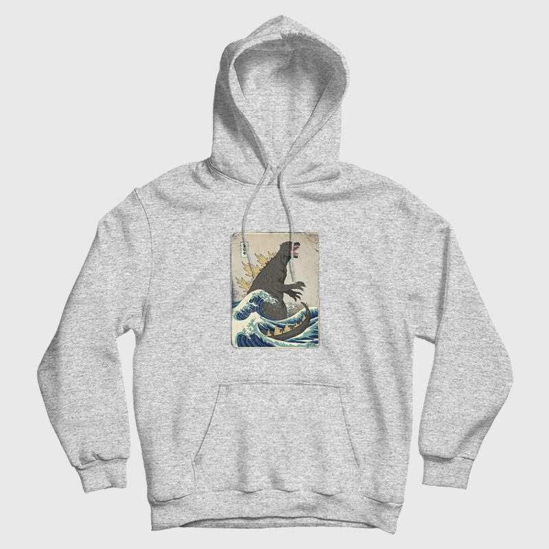 The Great Godzilla off Kanagawa Hoodie The Great Godzilla off Kanagawa Hoodie
