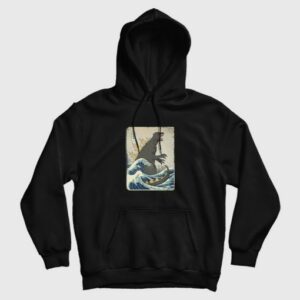 The Great Godzilla off Kanagawa Hoodie 3