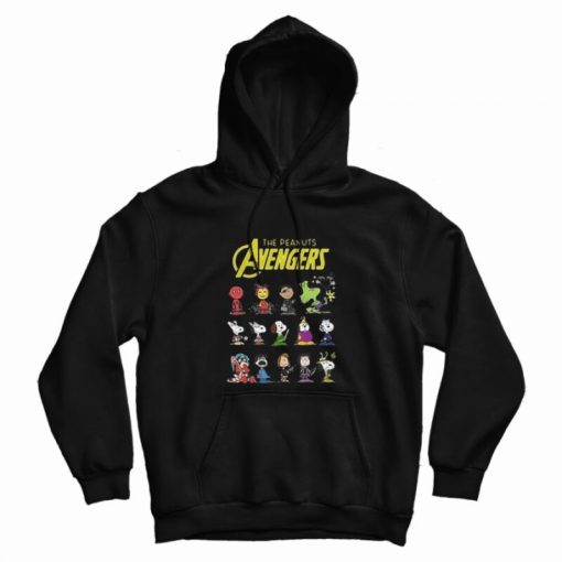 The Peanuts Avengers Characters Hoodie The Peanuts Avengers Characters Hoodie