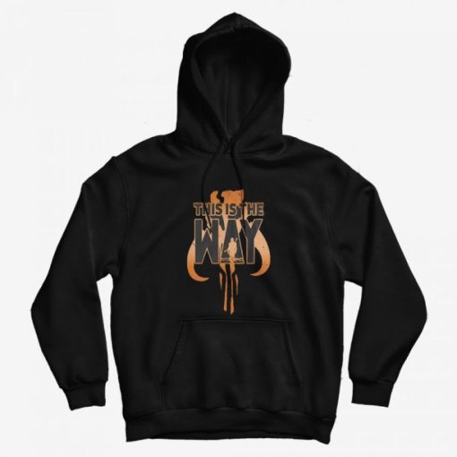 This is the Way B Mandalorian Hoodie This is the Way B Mandalorian Hoodie