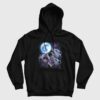 Three Possums Howling at Moon Hoodie