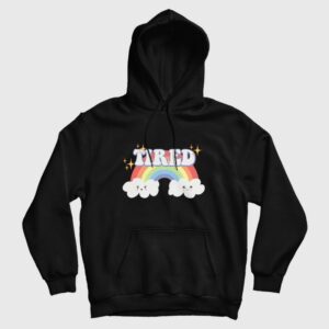 Tired Cute Mental Health Hoodie 3
